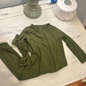 KYTE baby palm Zip-Up romper